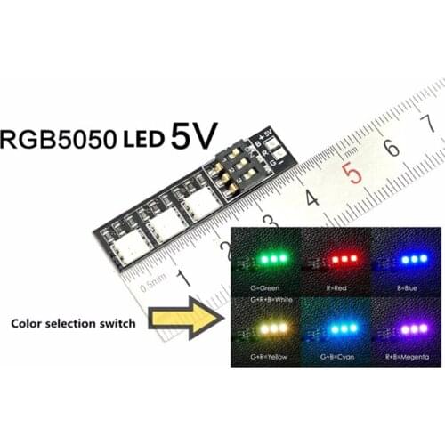 RGB LED 5V 12V 16V 7-color light board / navigation lights for Multi-axis / crossing aircraft / helicopter / Airplane