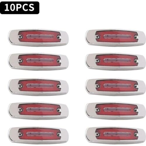 LED Warning External Side Marker Light Clearance Signal Brake Indicator Trailer Truck Lorry Caravan Bus Van