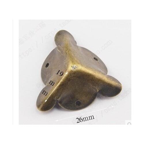 29MM Corner Protector Hardware Antique wine box Wrap angle Decorative box corners Metal corner