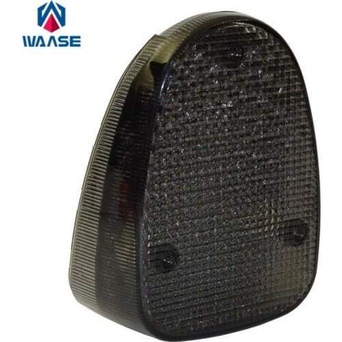 Waase For Yamaha V-Star 650 XVS650 Classic 1998 1999 2000 2001-2010 E-Mark Tail Light Brake Turn Signals Integrated LED Light