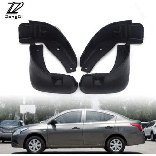ZD Car Front Rear Mudguards For Nissan Versa Sedan 2012 2013 2014-2017 Latio Almera (AU) Car-styling Mudflap Accessories Fenders