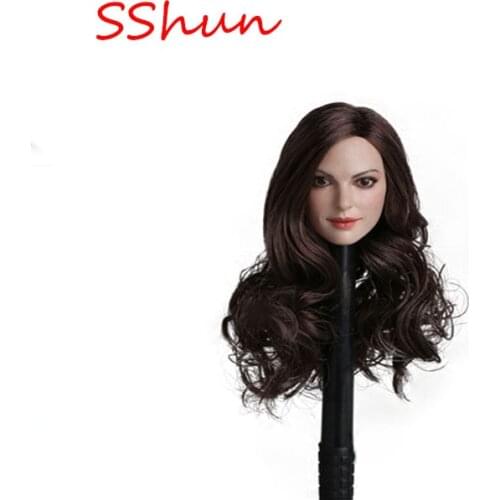 1/6 GACTOYS GC012 Anne Hathaway Cat-woman Beauty Head Sculpture Model Toys For 12'' Action Figure Body DIY Accessories