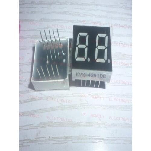 10 PCS 4201BB BLUE 2-DIGIT 7-SEGMENT