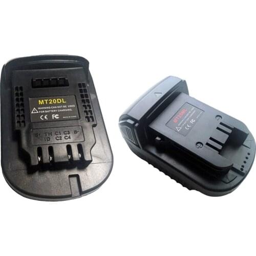2 Pcs Battery Adapter Converter for DeWalt Tool Convert MT20DL & MT20ML