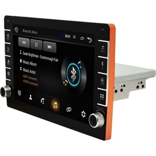 8 Inch Adjustable WIFI Car Stereo Radio Quad-Core Android 8.1 MP5 Player Press Sn GPS Navigator with Button Knob