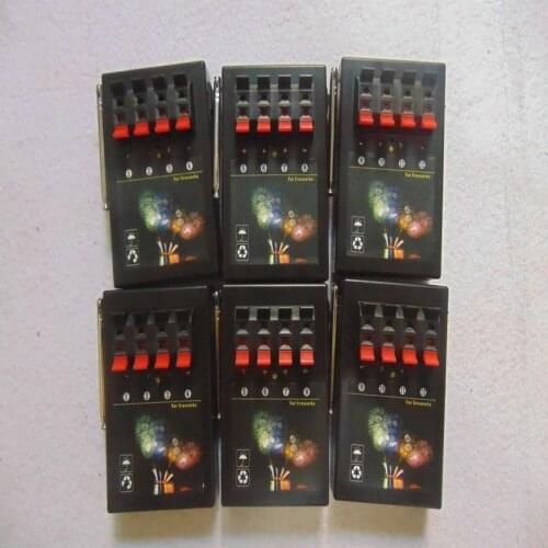 AM04R 6pcs Receivers 4 Cues remote connect line 433mhz 2020 new style copper wire wireless switch DMX Stage lingt weddin