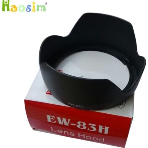 10pcs/lot EW-83H Flower Shape Camera Lens Hood LC-77 For Canon 5D2 5DII 5D3 5DIII EF 24-105 mm f/4L IS USM DSLR Lens with box