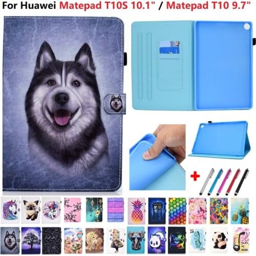 For Huawei Matepad T10s Case 10.1 AGS3-L09 AGS3-W09 Cover For Huawei Matepad T10 Tablet Case Coque AGR-L09 AGR-W09 9.7 " Gift