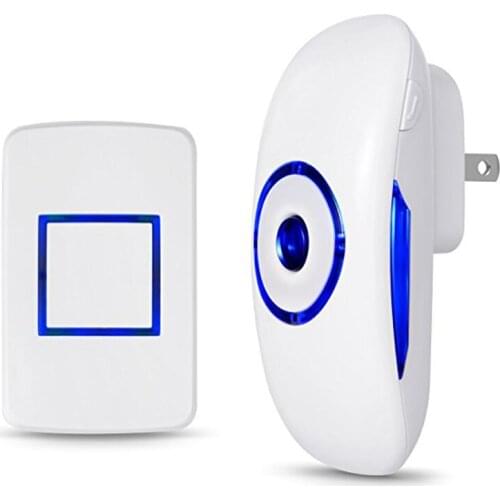 Digital Door Bell With 36 Songs EU/US Plug Long Distance Remote Control/Receiving LED wireless Doorbell Forecum 8
