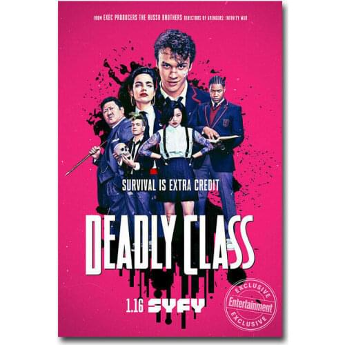 D0044 Deadly Class American TV Series Silk Fabric Poster Art Decor Indoor Painting Gift