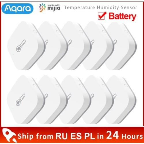 Xiaomi Aqara Temperature Sensor Smart Air Pressure Humidity Sensor Smart Control Zigbee Connection For Mihome APP/Apple HomeKit