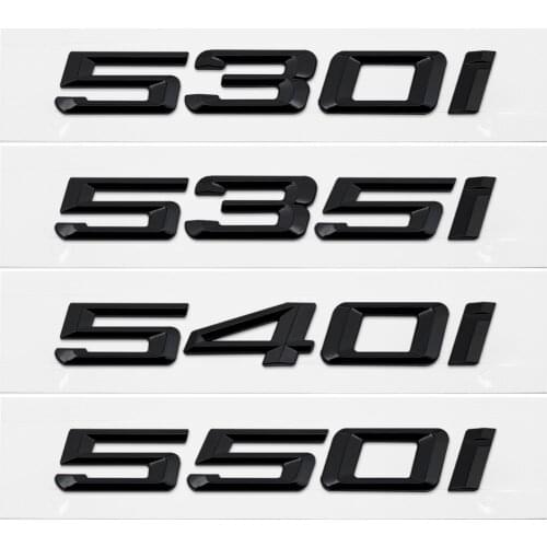 For BMW 530I 535I 540I 550I 630I 640I 645I 650I G30 G38 F10 F11 F15 Car Trunk Decoration Accessories Stickers Badge Auto Emblem