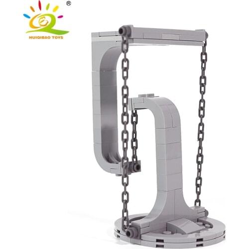 HUIQIBAO 56Pcs City Technical Suspended Table Tensegrity Balances Building Blocks Magnetic Suspension Bracket Bricks Toys Child