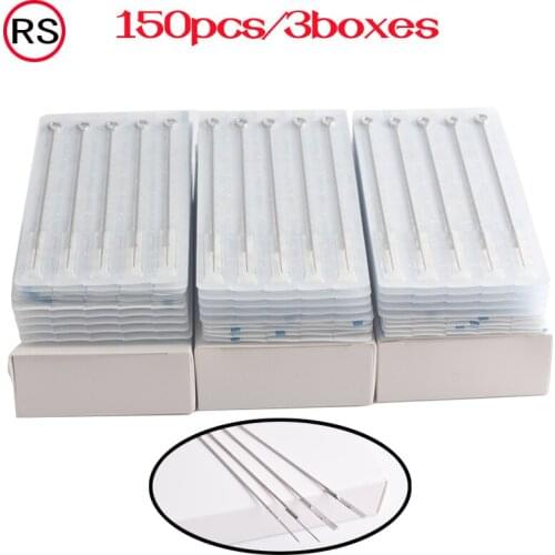 150PCS Professional Tattoo Needles Disposable Assorted Sterile Round Shader Needles All size 3/5/7/9/11/14 For Tattoo Body Art
