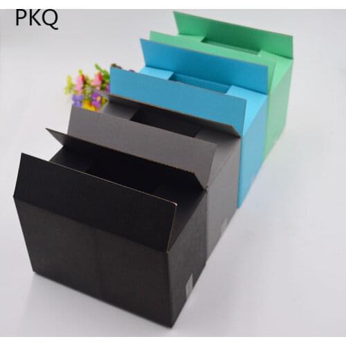 5 colors Corrugated Paper Box Small Courier Packaging Box large Cardboard Carton Glass Cup Packaging Boxes shipping mail boxes