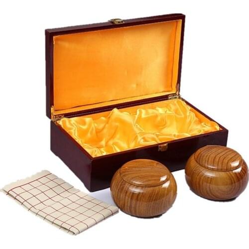 National New Yunzi Go Chess Go Game Set Suits Carved Gold Double Plate Go Chess Wood Box Go Chess Set Gifts
