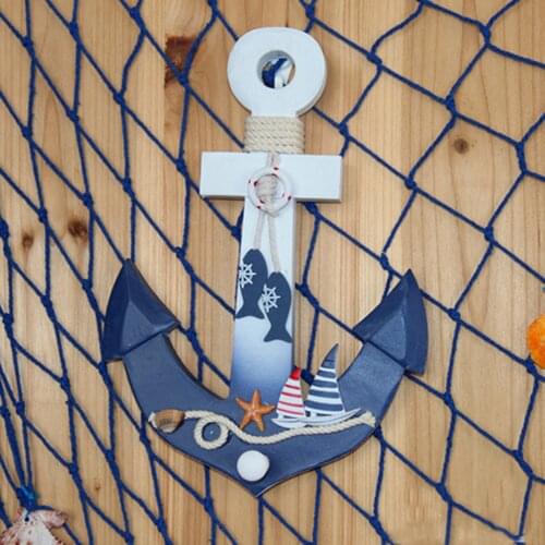 New Hot Nautical Anchor Wall Hanging Hook Ship Starfish Decor Coat Hat Door Rack DIY Party Supply for Home Decor Crafts Collect