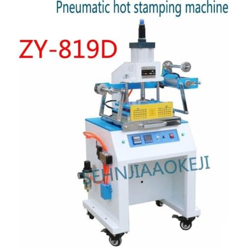 ZY-819D Pneumatic hot Bronzing machine Landing mode Large area automatic hot stamping machine Working height area can be set