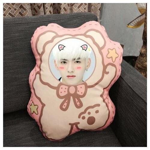 Qing Zan Xing Wu Yifan Humanoid Pillow Real Photos Waiting Surrounding Shaped Pillow Cartoon Doll Doll Waist Cushion Home Decor