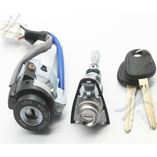 DAKATU Full Set Door lock cylinder for Kia K3 Left Door lock ignition centrol door lock cylinder