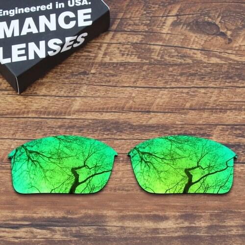 ToughAsNails Polarized Replacement Lenses for Oakley Bottle Rocket Sunglasses Green Mirrored