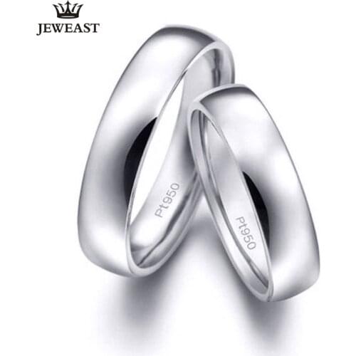 Pt950 Gold Pure Gold Ring Real Pt950 Solid Gold Rings Good Beautiful Upscale Trendy Classic Party Fine Jewelry Hot Sell New 2020