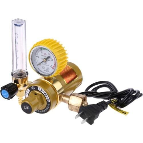 Co2 Pressure Regulator Carbon Dioxide Pressure Reducer Electric Heating Heated Pressure Gauge 220V