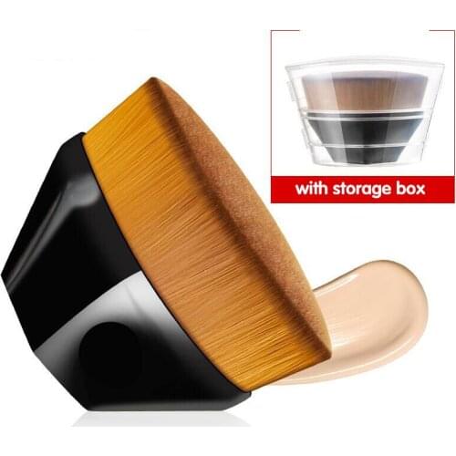 Six Corners Makeup Brushes Concealer Powder BB Cream Blush Liquid Foundation Brush Soft Nylon Women Girl Cosmetic Beauty Brushes