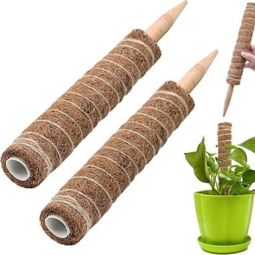 Moss Pole 2Pcs Coir Totem Pole Plant Support Totem Pole Moss Pole for House Plants Moss Pole for Cheese Plant 19.6 Inch