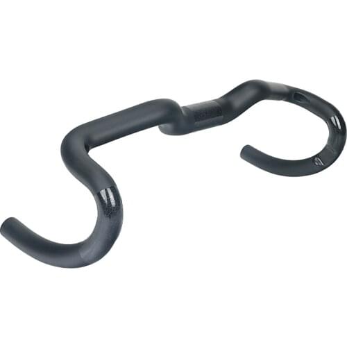 Toseek Road Bike Carbon Handlebar 700C Bent Bar Drop 102mm Reach 90mm Width 380/400/320/440mm Bicycle Parts