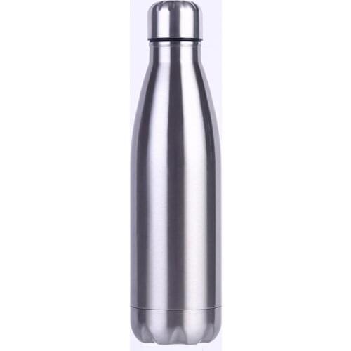 9PCS 750ml Stainless Steel Cool water bottle Single-layer Coke bottle Single-layer stainless steel sports bottle water cup