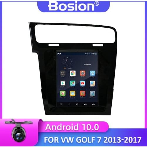 Bosion Android 10 Car DVD Radio Multimedia Player For Volkswagen GOLF 7 2013-2017 Tesla Style GPS Navigation autoradio