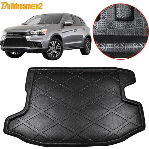 Buildreamen2 For Mitsubishi ASX / Outlander Sport / RVR 2010 2011 Car Trunk Mat Tray Boot Liner Cargo Floor Carpet Mud Protector