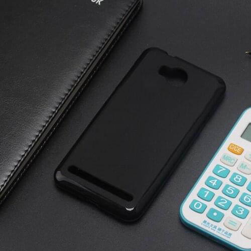 AMMYKI New style Durable Never Fabe soft Black silicone 4.5'For Huawei Y3 2 Y3II Huawei Y3 II case