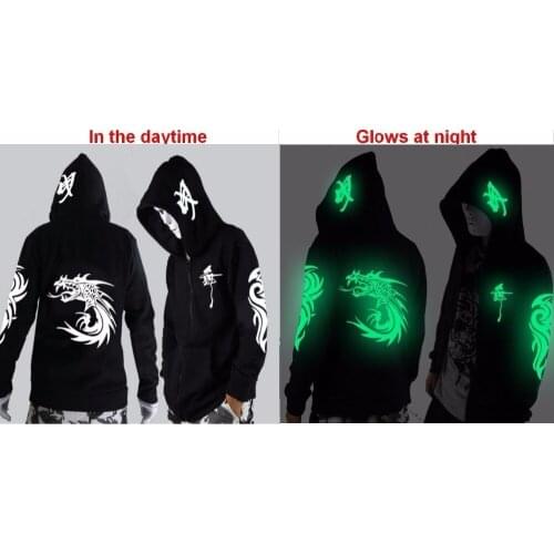 To customize (do it yourself)Noctilucent clothes loose coat and students fashion clothing dance night shining clothing ghost da