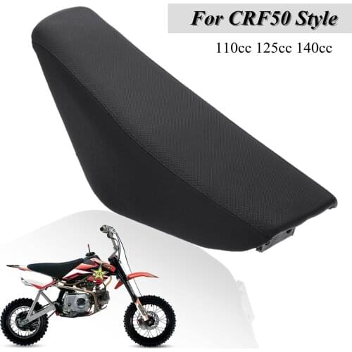 CRF50 type 110cc, 125cc, 140cc pit front cross-country motorcycle 465x153mm black flat high foam seat
