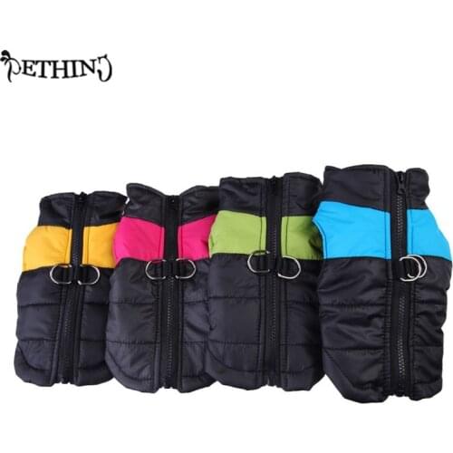 Cheap pet clothing XS-4XL winter warm dog clothes pet Jacket Coat vest Suitable For Small Medium Large Dogs dog jacket