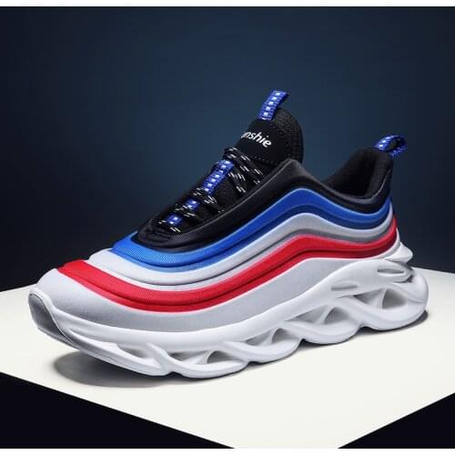 New Breathable Men Running Shoes Cushioning Sneakers for Men Outdoor Lightweight Jogging Sport Shoes Traveling Walking Shoes