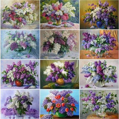 EverShine 5D DIY Diamond Embroidery Flower Full Square Cross Stitch Diamond Painting Mosaic Picture Of Rhinestones Handmade Gift