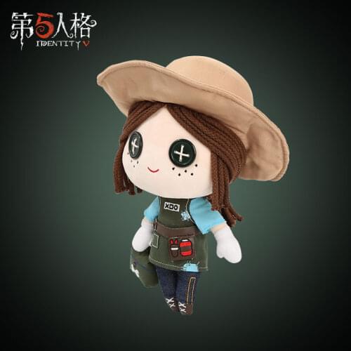 Game Identity V Survivor Gardener Emma Cosplay Plush Stuffed Pillow Doll Cushion Plushie Toy Change Suit Dress Up Clothes Gift