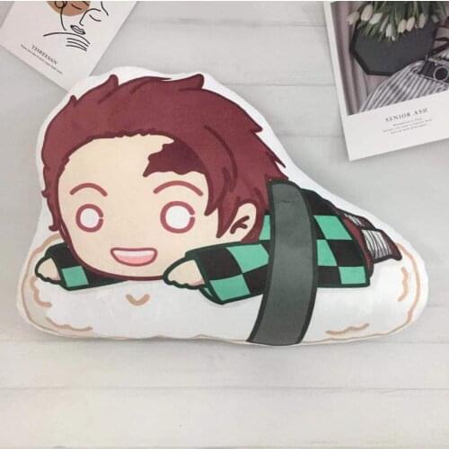 Demon Slayer: Kimetsu no Yaiba Stuffed Cute Sushi Pillow Doll Kamado Tanjirou Nezuko Rengoku Kyoujurou Plush Pendant Toys