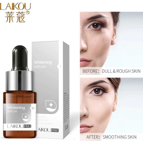 LAIKOU PRO Whitening Face Serum Brightening Essence Moisturizing Oil Control Shrink Pores Remove Acne marks Face Serum Skin Care