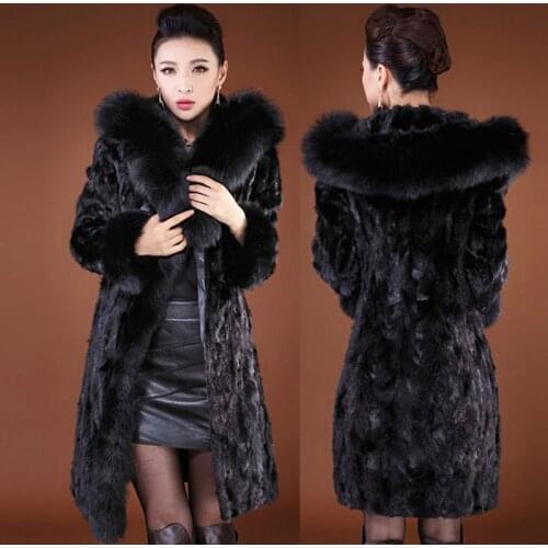 LFZLZM Long Fur Coats