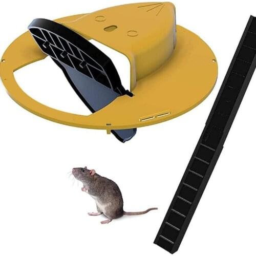 Reusable Smart Mouse Rat Trap Plastic Flip N Slide Bucket Lid Mouse Rat Mouse Trap Humane Or Lethal Trap Door Style Multi Catch