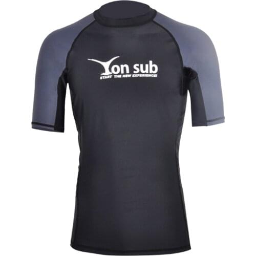 Mens Short Sleeve Rash Guard UV Sun Protection Athletic Swim Shirt UPF 50+ Lightweight (6 Sizes Available)