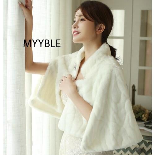 MYYBLE Wedding Fur Capes