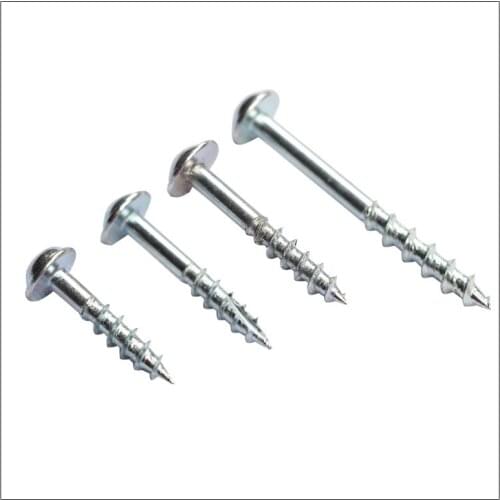 New 100Pcs/lot ST4-20/25/38 High Strength Self-tapping Screw Wood Working Screw for Oblique hole Pocket Hole Jig