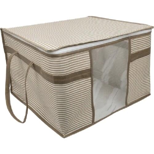 Windowed Clothes Quilt Pillow The Holdall Cabinet Organizer Blanket Quilt Closet Box Bag Foldable Storage portable