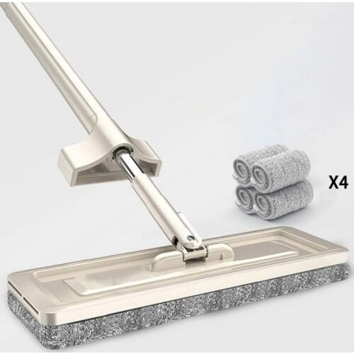 Self Squeeze Mop Cleaning Magic Spin Flat Mop For Washing House Cleaner Tool Bathroom Accessories Lazy Floor Wiper Sliding Type