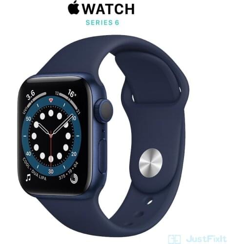 APPLE New Apple Watch 6 Blood Oxygen Detection ECG Function 40/44mm GPS WiFi Version Aluminum Case IOS SmartWatch for iPhone